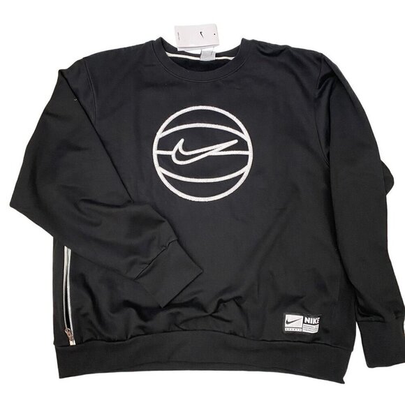 Nike Dri-FIT Standard Issue Men's Basketball Crew Black/White NWT Size XL. B22